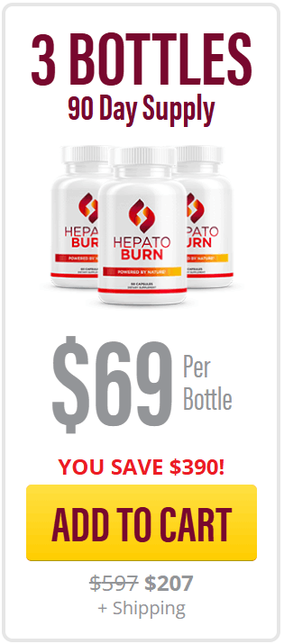 Hepatoburn 3 bottle
